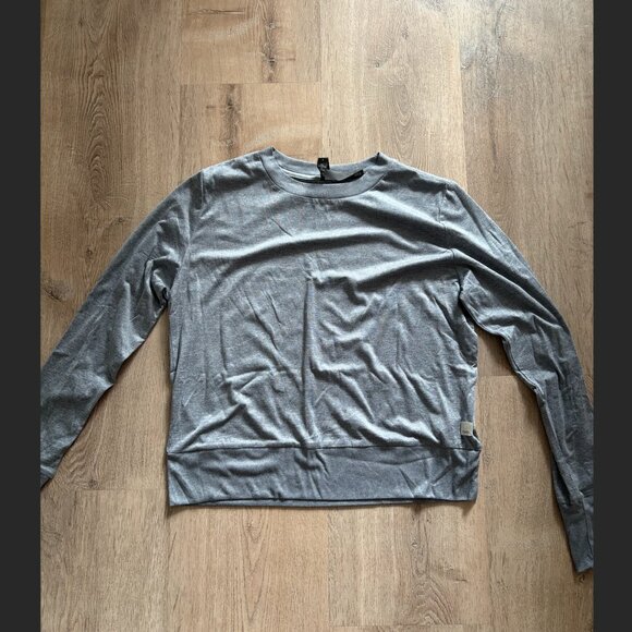 Gray Longsleeve Vuori Shirt, Size S - Picture 1 of 5
